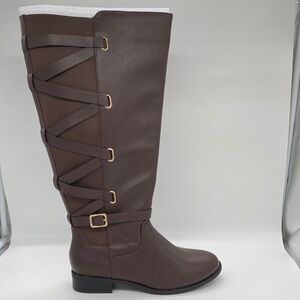 Thalia Sodi Brown Heeled Boots